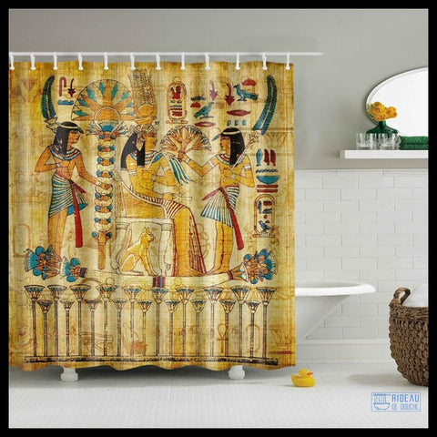 Rideau de Douche Fresque Egyptienne